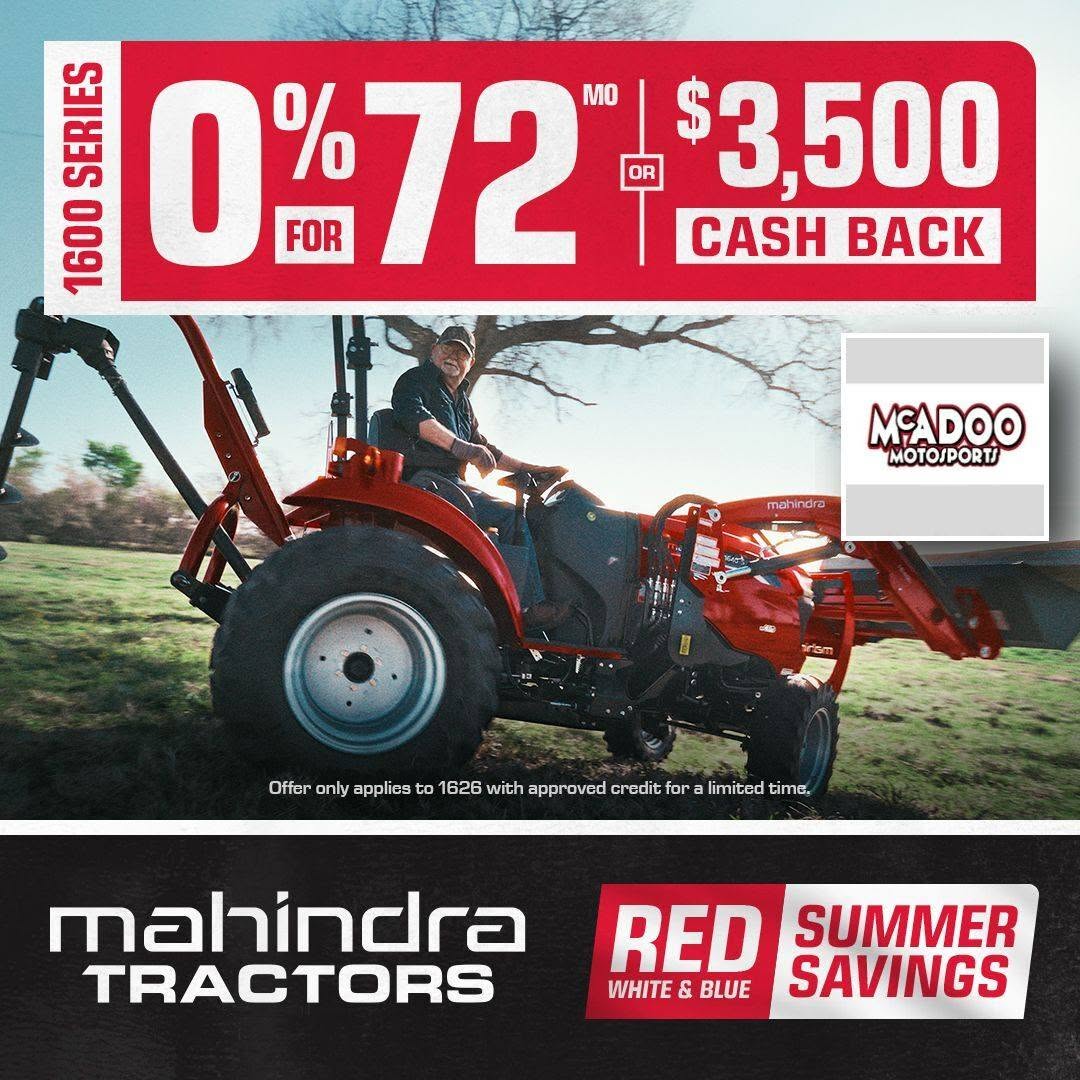2027 Mahindra 1626 HST Tractor
